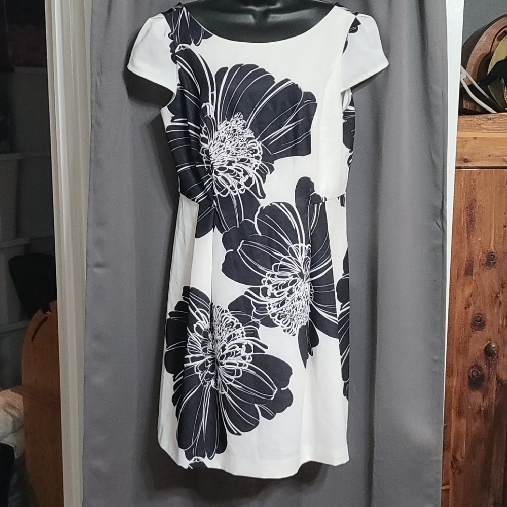 Signature by Robbie Bee cap sleeve dress size 8 - Picture 1 of 8